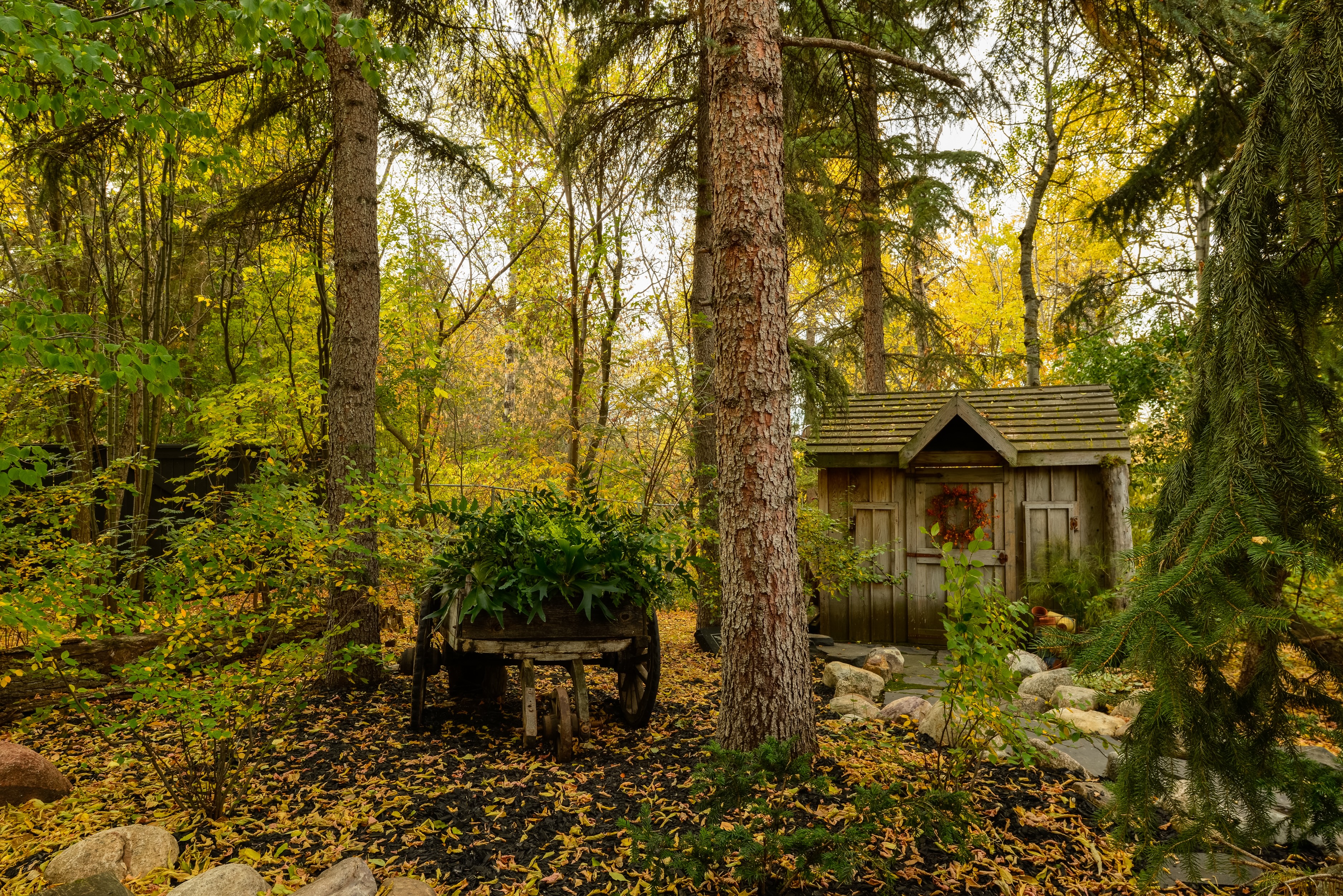 Garden shed of 12719 39 Ave in Westbrook Estates home for sale by Holland and Associates Real Estate in Edmonton.